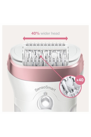 Braun Silk-épil 9 9730 Sensosmart Kablosuz Islak&Kuru 2 Ek Parçalı