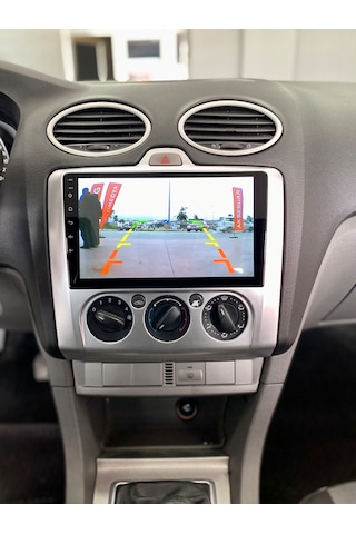 Ford Focus 2 Analog Ac 2005-11 9 Gri Uyumlu Androıd Multimedya Gerçek 2/32 Kablosuz Carplay Geri Görüş Kameralı 9"