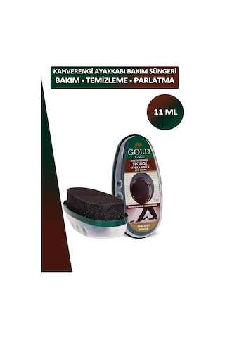 Gold Care Ayakkabı Bakım Temizleme Ve Parlatma Süngeri Depolu 11 Ml 001