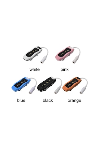 Reedark Ipx8 Su Geçirmez 4gb Mp3 Çalar, Hi-fi Ses, Fm Radyo, Usb 2.0, Şarj Edilebilir, Spor İçin Kulaklık, Beyaz