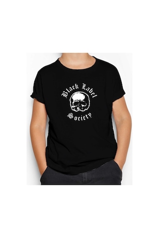 Zepplin Giyim Black Label Society Siyah Çocuk Tişört Siyah