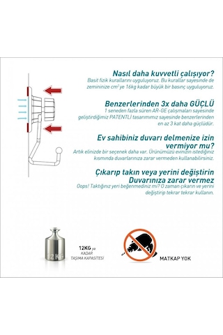 Teknotel Vakumlu Mika Diş Fırçalık Beyaz Dm274 Beyaz