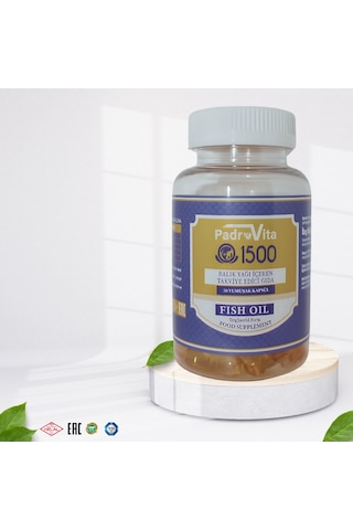 Padrovita Omega 3 1.500 Mg Balık Yağı 30 Kapsül