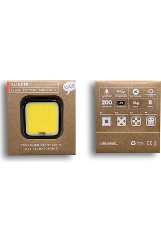 Knog Blinder SQUARE 200 Lm Bisiklet Ön Aydınlatma Far