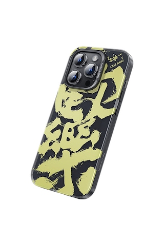 Apple Uyumlu iPhone 14 Pro Kılıf Magsafe Kablosuz Şarj Özellikli Benks Casebang Calligraphy Joy Kapak