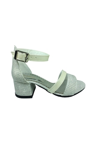 Ortopedikal 1506 (Plm) Kız Çocuk Abiye Simli Topuklu Ayakkabı (538184969) Platin