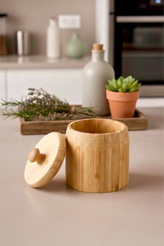 Pisa Bambu Tekli Baharat Kavanoz 8x10 Cm Diğer