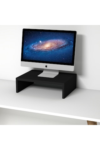 Emkawood Marry40 Monitör Yükseltici Laptop Standı Siyah