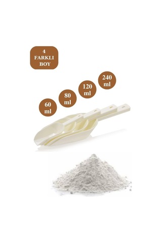 Flosoft 2 Adet Un Bakliyat Erzak Saklama Kabı Deterjan Kutusu 5L Ve Erzak Küreği