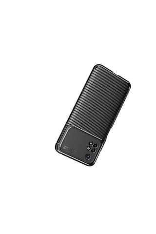 Xiaomi Poco M4 Pro 4G Kılıf Karbon Silikon Case Kapak