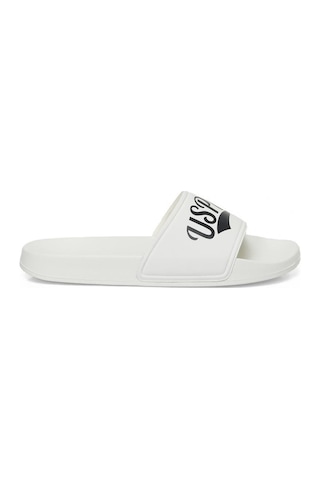 U.s.polo Assn Luvy 5fx Beyaz Plaj Ve Günlük Anatomik Spor Terlik Beyaz