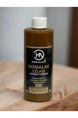 Gomalak Cilası Doğal Ahşap Verniği 250 Ml Antik Vernik Shellac