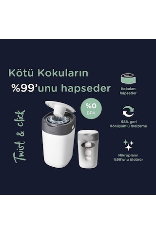 Tommee Tippee Twist & Click Çöp Poşeti 1 Adet