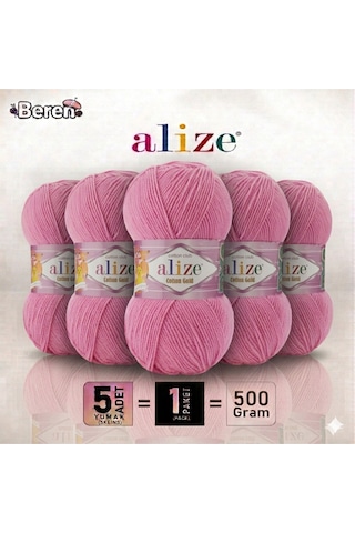 Cotton Gold - 264 Pamuk Çiçeği - 5'li Paket - 100gr/330m - Pamuklu Hırka Yelek Amigurumi İpi
