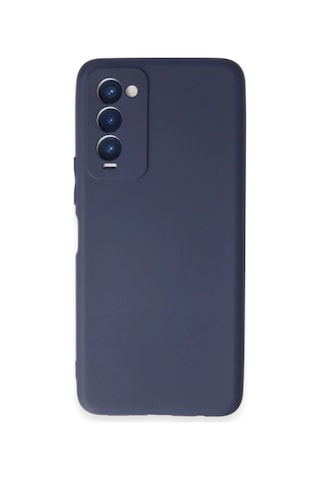 Newface - 306 - Tecno Camon 18 Kılıf First Silikon - Csmo-tex - - Lacivert