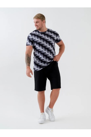 Natıvıa Baskılı Pamuklu Tişört 430229798 Siyah
