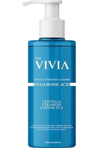 The Vivia Sebum Dengeleyici, Ve Siyah Nokta Karşıtı Yüz Temizleme Jeli Tüm Cilt Tipleri 200 Ml