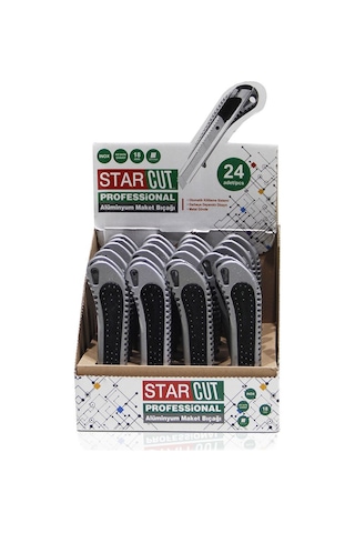 Alüminyum Maket Bıçağı / Falçata 24'Lü Kutu