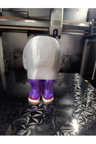 Sevimli Utanç Karakteri Masaüstü Figür - 3d Yazıcı Baskı - Dekoratif