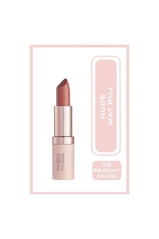 Golden Rose Nude Look Perfect Matte Lipstick Ruj 02 Peachy Nude