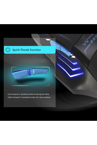 Springsun Zelotes F14 Led 2.4G 2400 DPİ Kablosuz Optik Mouse