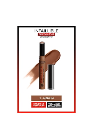 L'oréal Paris Infaillible Face Sculpter Stick Kontür - Medium 30188433-10995