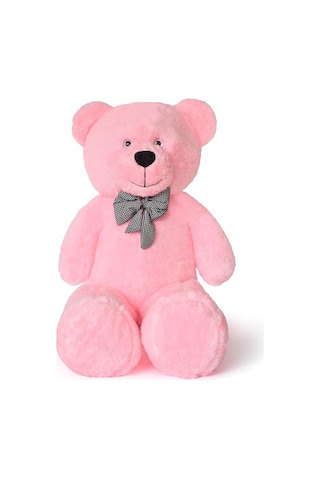 Özgüner Oyuncak 130 Cm Dev Pelüş Ayı, Papyonlu Ve Sevimli Büyük Boy Ayıcık, Yumuşak Sarılmalık Peluş, Sevgi Genel