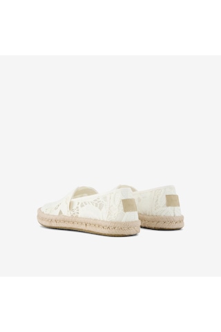10023030 Egret Espadril Kadın 10023030 10023026 Toms Alpargata Rope 2.0 Floral Crochet