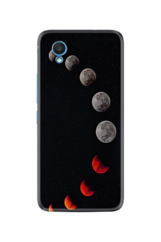 Alcatel 1 2022 Kılıf Resimli Desenli Silikon Platinium Series Mooons 1861