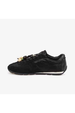 Hawen Angels Kadın Deri Spor & Sneaker Kauçuk Taban Günlük Ayakkabı 585 siyah