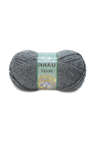 Tedar 5 Adet Vizon Premium Akrilik El Örgü İpi Yünü Renk No:193 Loş Gri Najmaddin (No:1) 8.5Cm X 10.5 Cm