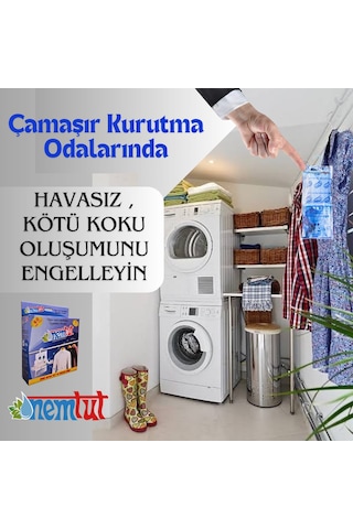 Nemçek Nem Alıcı Tutucu Rutubet Giderici Önleyici Korozyon Önleyici Koku Giderici 250 GR X (5 Paket)