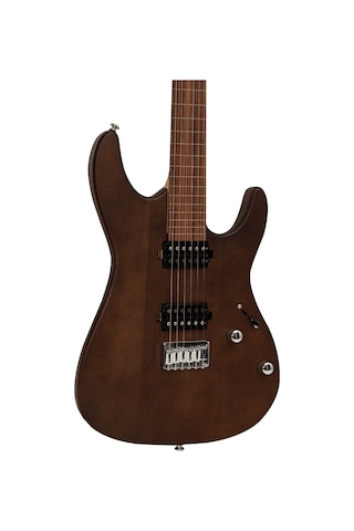 Valler Fts250 Mat Koyu Kahve Okoume Ağacı Hh Perdesiz Elektro Gitar