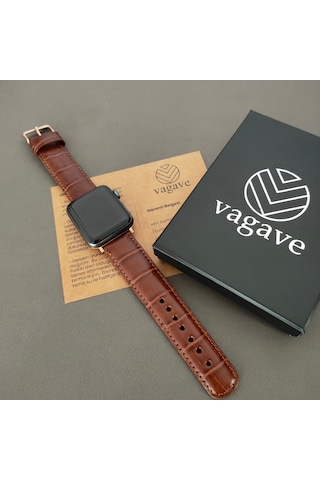 Vagave Apple Uyumlu  Watch Deri Kordon 38 40 41 42 44 45 MM (497145552)
