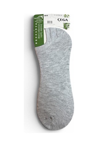 Çega Socks Erkek Görünmez Bambu Dikişsiz Sneaker Çorap 6'lı Çok Renkli Çok Renkli