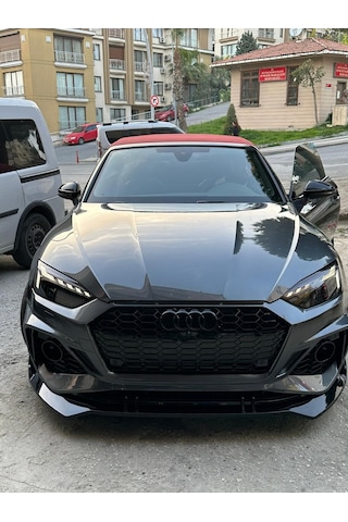 Audi A5 Rs 5 Ön Tampon Lipi 3 Prç 2019-2023 Parlak Siyah