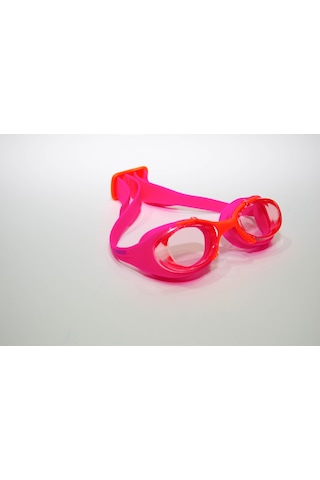 Çocuk Yüzücü Gözlüğü - S Boy - Pembe Nabaiji Meridyendukkan Beyaz