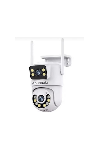 Ip Ptz Full Hd Wifi Güvenlik Kamerası V380 Pro Smart Gece Görüşlü Ses Kayıtlı Çift Lensli Kamera