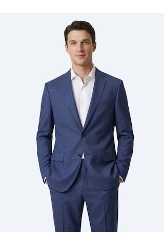 Kip Saks Mikro Slim Fit %100 Yün Takım Elbise