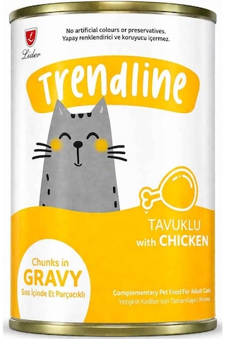 Trendline Tavuklu Kedi Konservesi 400 Gr