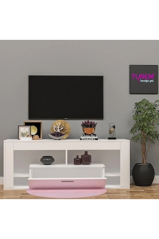 Wood Tv Ünitesi Mdf Antrasit