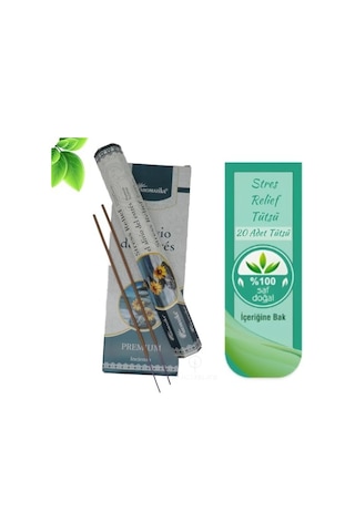 Unicuslife Aromatika Stres Relief Çubuk Tütsü 20 Adet Acı Kahverengi