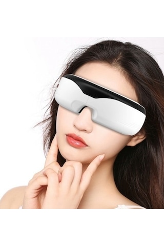 Wondernest Şarjlı Masaj Cihazı, Lichen Göz Bakımı, Evde Rahatlatıcı Beyaz Beyaz