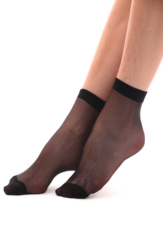 Elchee Wear Fit 15 Soket Çorap Siyah Premium Kutu 5'li Siyah