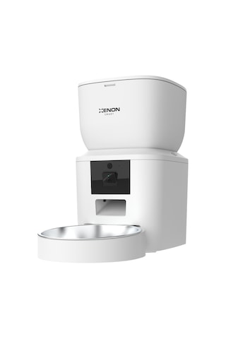 Xenon Smart Akıllı Otomatik Beyaz Mama Kabı Ultra Sessiz Su Şelalesi ve Yedek Filtre 3'lü Pet Seti