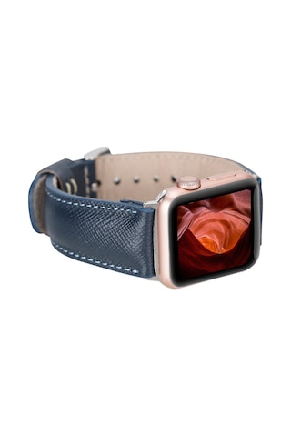 Apple Uyumlu Watch Deri Kordon 42-44-45mm G3 Lacivert