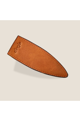 37g Kamp Deejo Leather Sheath, Natural Kahverengi