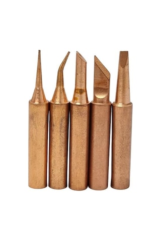 Tt-Technic 862D Uyumlu Bakır Havya Uç Set 5Adet