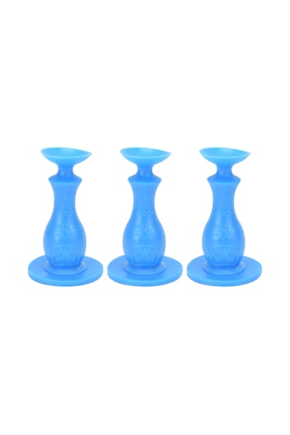 Tenfowee 3'lü Paket: Kauçuk Çamaşır Makinesi Kapı Açıcı - Hava Döngüsü Sağlar, Nem Ve Koku Engeller - Çok Amaçlı Kullanım Kapı, Telefon, Duvar Koruması - Mavi Mavi