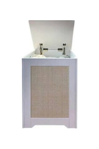 Panalı Pnl-bm5535 Rattan Çamaşır Sepeti Demonte Ahşap